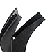 DTOUCH RACING Universal Fit Front Bumper Lip Black Carbon Fiber Splitters Winglets Canards