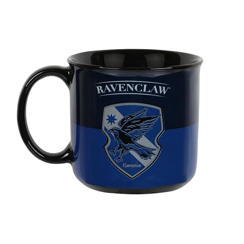 Image of Premium Coffee Mug for Office & Home | Harry Potter Ceramic Coffee Mug | 3 x 3.5 Inch Coffee Cup | Stylish Gift for Book & Movie Fans | Hot & Cold Beverage Cup 300ml (Blue-Black)
