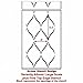 Serenity Allover Wall Stencil – Large Reusable Template for Painting Walls – Modern DIY Home Decor – Cutting Edge Stencils (Large)