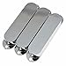 Dopro Chrome Plastic Sealed ST Strat Guitar Pickup Covers 3 Closed Single Coil Pickup Cover for Stratocaster