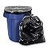 Aluf Plastics CXP Series 55-60 Gallon Drum Liners (100 Count) - 38" x 58" - Thick 1.5 MIL (Equivalent) Black Trash Bags for Contractors, Outdoor, Industrial, Commercial, Recycling and More