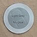 YYST 4 X Stainless Steel D-Ring Pad/Patch for PVC Inflatable Boat Raft Dinghy Kayak - No Glue Included- Instruction Included- Light Grey