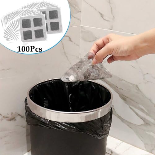 100 piezas filtro desechable para desagüe de ducha miniatura 7