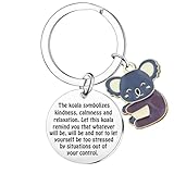 Inspirational Koala Gifts For Daughter Friend Koala Keychain Christmas Birthday Gift For Koala Lovers Koala Jewelry
