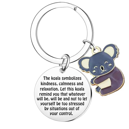 Tihnvk Inspirational Koala Gifts For Daughter Friend Koala Keyring Christmas Birthday Gift For Koala Lovers Koala Jewelry