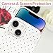 Hython for iPhone 14 Case & iPhone 13 Case Cute Polka Dot Aesthetic Design Simple Cover 6.1