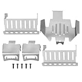  VGEBY 5 Piezas RC Crawler Chasis Armor Plate Piezas aptas para Bronco G500 1/10 RC Car Juguetes Modelo Accesorios del Modelo