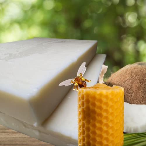 Coconut Beeswax Blend Wax 11.25 Pound Slab Great for Containers Candles, Clamshell Tarts, Snap Bars
