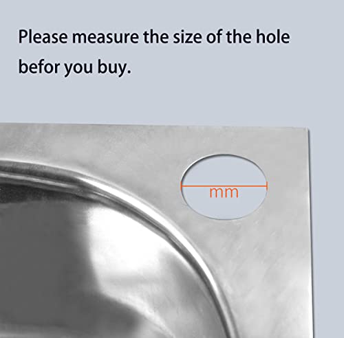 Qrity 4 Packs Kitchen Sink Tap Hole Blanking Plug Cover Plate Disk,Sus 304 Stainless Steel,For 1-1.4 Inch #TOP4