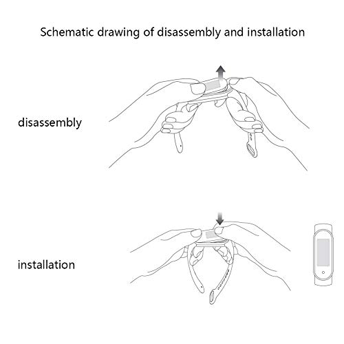 Yuuol Replacement Bands Compatible With Xiaomi Mi Band 6 Band/Xiaomi Mi Band 5 Band/Amazfit Band 5 Band, Soft Silicone Wristbands, Sport Adjustable Wrist Strap For Women Men #TOP4