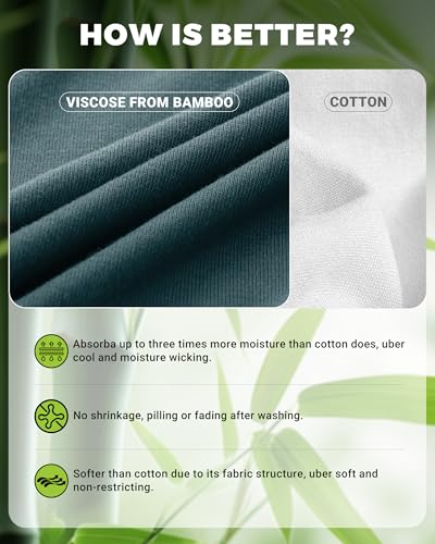 Image of BAMBOO COOL Womens Underwear Breathable Moisture-Wicking Briefs Hipster Ladies Panties, 5-Pack