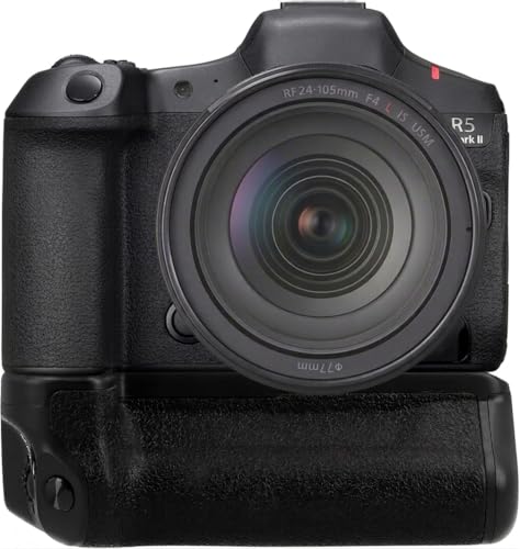 ayex Empuñadura de batería compatible con Canon R5 Mark II, sustituye a cámara BG R20, mango multifunción