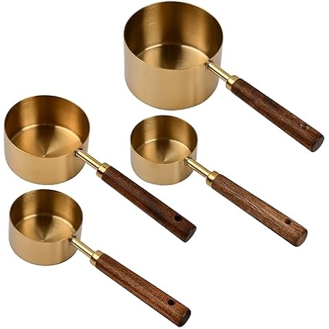 4Pcs Stainless Steel Measuring Cups Set Cover