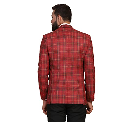 Image of TAHVO Grey Notched Lapel Blazer with Hanky
