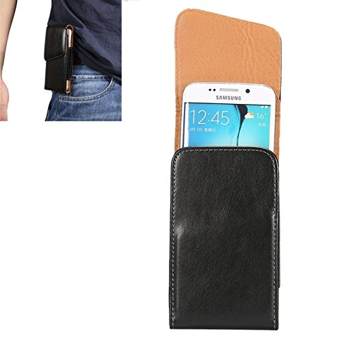 Holster ejecutivo de cuero para Huawei Ascend Y220 con acabado premium 2