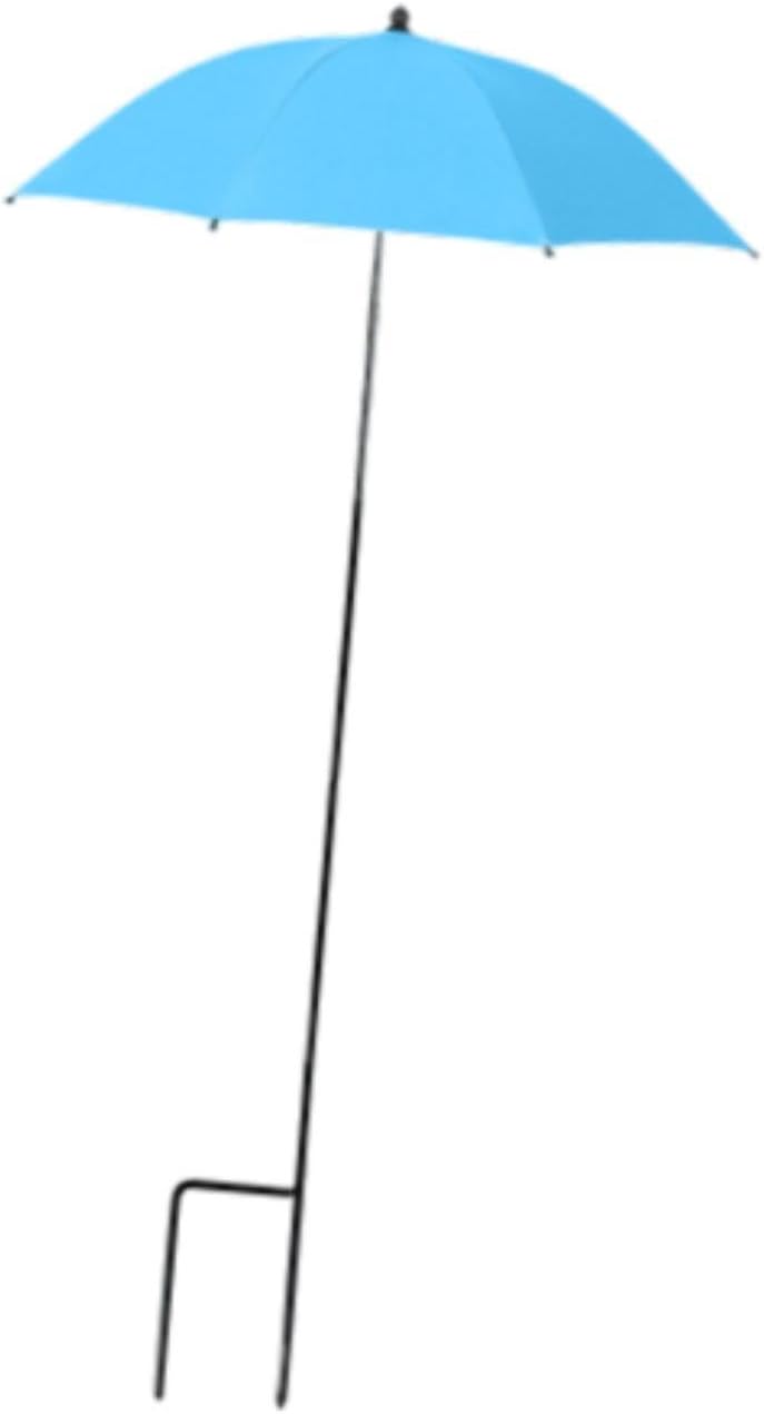 MERISHOPP Plant Umbrella Plant Protection Umbrella for Potted Plants Planters Pot Yard Blue