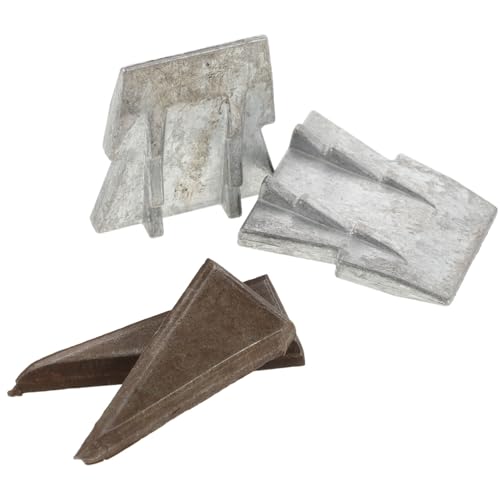 iplusmile 4pièces Coins De Fendage pour Marteau Et Hache Accessoires De Fixation Solide Et Facile à Installer Outils pour Charpentiers Et Travaux De Renforcement