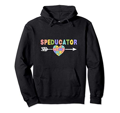 Speducator Heart | Proud Special Education Teacher Gift Sweat à Capuche