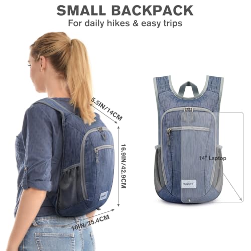Image of G4Free 10L /15L Hiking Backpack Lightweight Packable Hiking Daypack Small Travel Outdoor Foldable Shoulder Bag