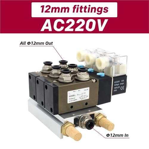 Distributeur pneumatique 4V310-10 5 voies pour commande de vérin