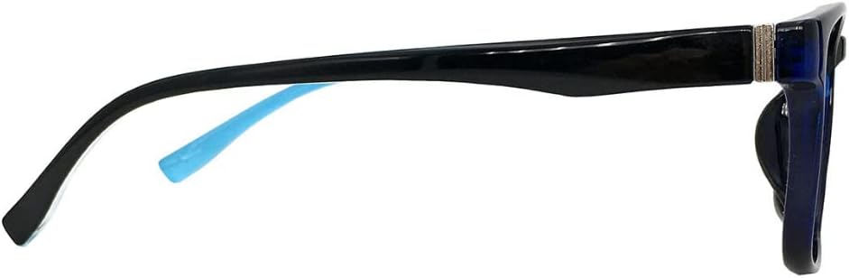 ProEyes Concord, Big Men Progressive Blue Light Blocking Readers, Anti-Reflective, 0 Power on Top Lens