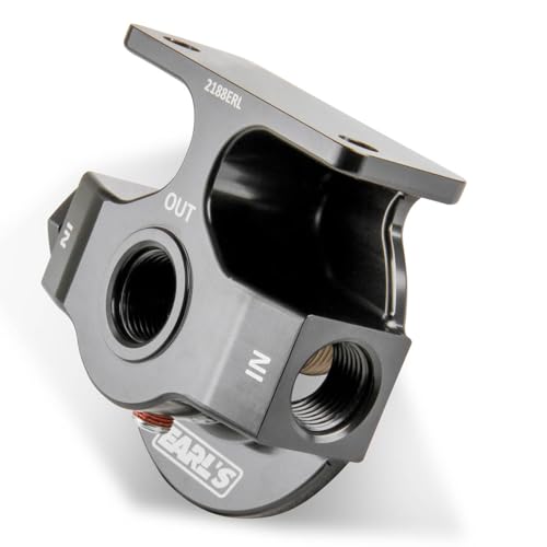 Earls Performance Plumbing Billet Remote Oil Filter Mount Kit W-10 An O-ring ...