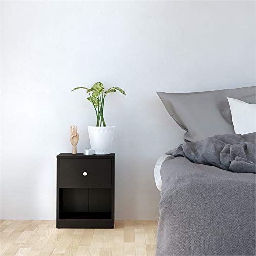 Home Square 3 Piece Bedroom Set With 6-Drawer Double Dresser And Two Of 1-Drawer Nightstand In Black #TOP5