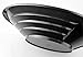 SE 14 Inch Gold Panning Pan - Dual Riffles for Easier Mining and Prospecting, Black