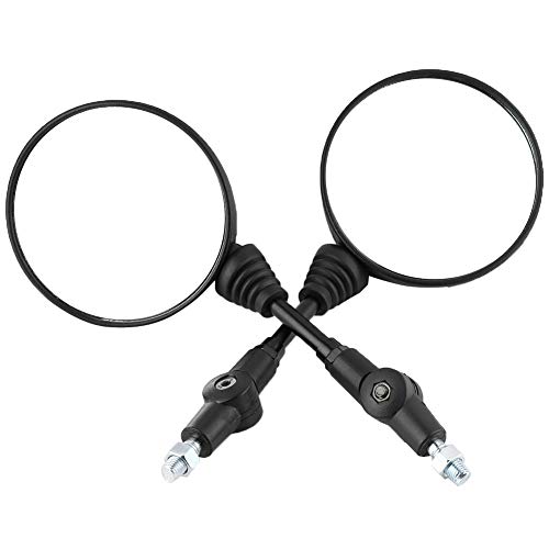 VOBOR Paire Rétroviseur de Moto Rétroviseur Latéral de Moto Rétroviseurs Moto Universels pour KLX250 KL250 Rétroviseurs Latéraux Ronds