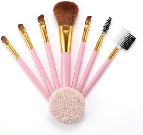 Conjunto 9 Pincéis de Maquiagem para Olhos: Sombra, Sobrancelha, ...