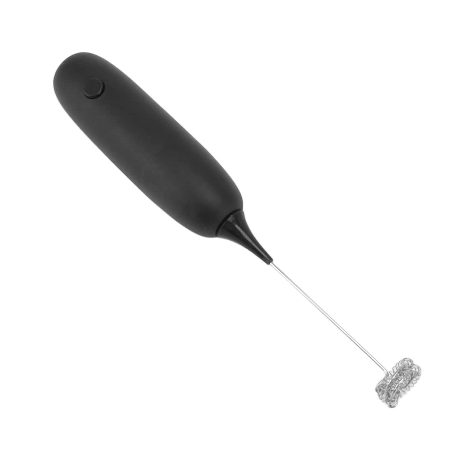 aqxreight Handheld Battery Operated Milk Foam Maker Egg Beater for Coffee Baking (Black)