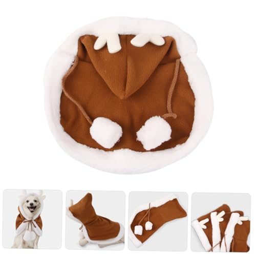 Disfraz Ajustable para Perro y Gato con Diseño de Reno Talla M miniatura 5