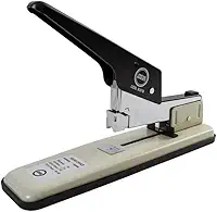 Grampeador Metal Master para 100 Folhas, Leonora, Preto, Pacote de 1