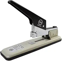 Grampeador Metal Master para 100 Folhas, Leonora, Preto, Pacote de 1