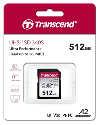 トランセンドジャパン SDXCカード 512GB UHS-I U3 V30 A2 TS512GSDC340S の商品画像 1