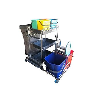 Reinigungswagen, Servicewagen verchromt King