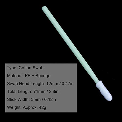 Topiky lengte 71 mm antistatische schuimrubberen tip reinigingsstaafjes sponsstift voor printer/disco/objectief… - Image 5