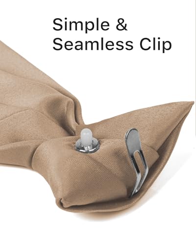 Image of boxed-gifts Clip on Ties for Men - Premium Black Solid Color Clip on Tie