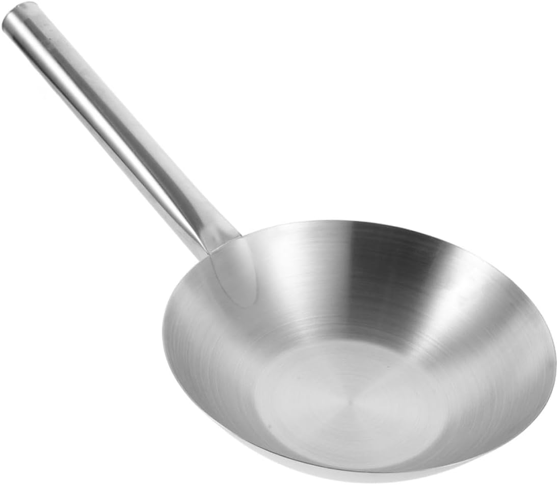 Generic Stainless Steel Water Ladle Long Handle 21cm Bailer Spoon for Kitchen and Garden Reusable Soup Serving Scoop with No Magnet