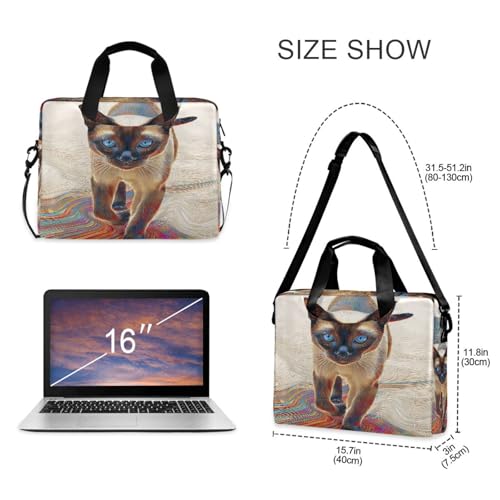 Funda para laptop 15.6" con asas y correa miniatura 4