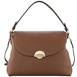  Bogner Damen Schultertasche Sulden Annie aus Leder Handtasche mit Überschlag