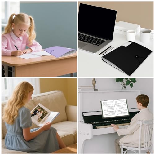 A4 Display Folder, 60 Pockets Display Book Folders, Presentation Folders with Plastic Sleeves & Safety Rope, Suitable for Documents, School, Office & Business Project Use (Pink) - Image 6