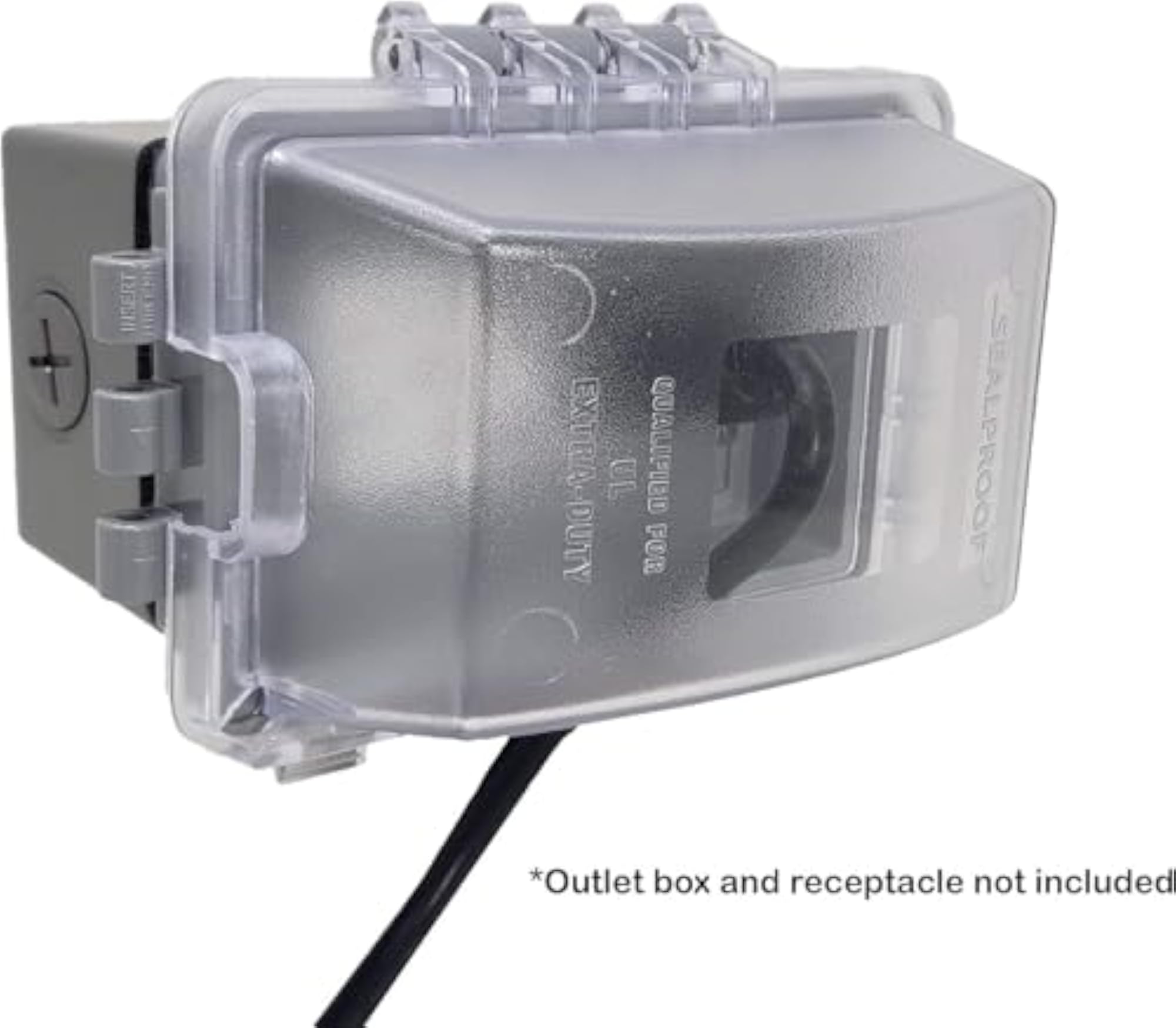 1-Gang Weatherproof In Use Outlet Cover
