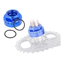 HOUSON Fahrrad Kettenblatt Verschlussring, Kettenblatt Direktmontage Verschlussring Kurbelgarnitur Montagehülsen Kettenblatt Werkzeug für S-himano M7100 M8100 M9100 SLX Kurbelgarnitur