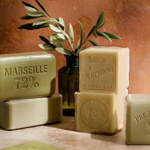 Image of Pre de Provence Artisanal Soap Bar, Enriched with Organic Shea Butter, Natural French Skincare, Quad Milled for Rich Smooth Lather, 8.8 Ounce, Olive Oil