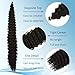 Curly Braiding Hair 18 Inch Ocean Wave Crochet Hair for Black Women Long Deep Wave Wet and Wavy Braiding Hair For Boho Braids (4#, (Pack of 2))