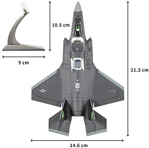 Lose Fun Park 1/72 F35B Lightning II Attack Fighter Plane Metal Aircraft Model Military Airplane Model Diecast Plane Model for Collection or Gift