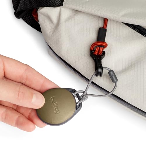 Bellroy Tag Case Khaki, funda protectora compatible con AirTag de cuero 6