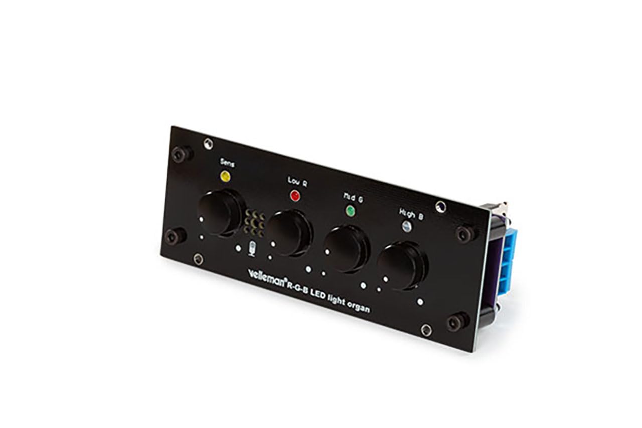 Velleman 3-Channel RGB LED Light Organ Kit (Solder Assembly Required)