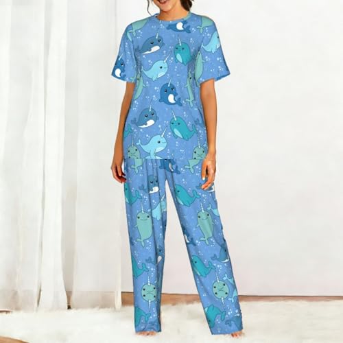 Pyjama imprimé mignon femmes pour des soirées cocooning et nuits douces